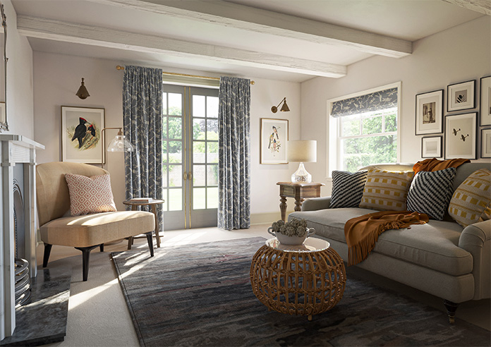 Dragonflies, Twilight - Made to Measure Curtains - Image 8